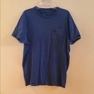 Abercrombie & Fitch Deep Blue Short Sleeve Tee